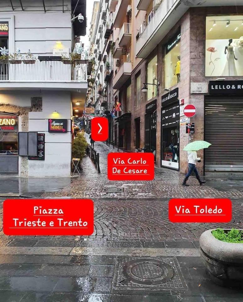 Traversa Toledo, Intero Appartamento Al Plebiscito Napoli Esterno foto